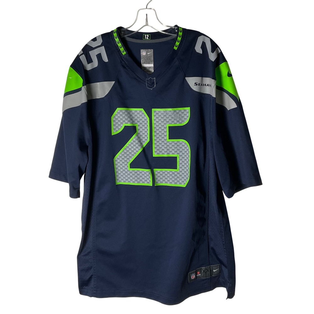 Nike Seattle Seahawks Legion of Boom Players Jersey #25 Sherman Size XXL *READ*